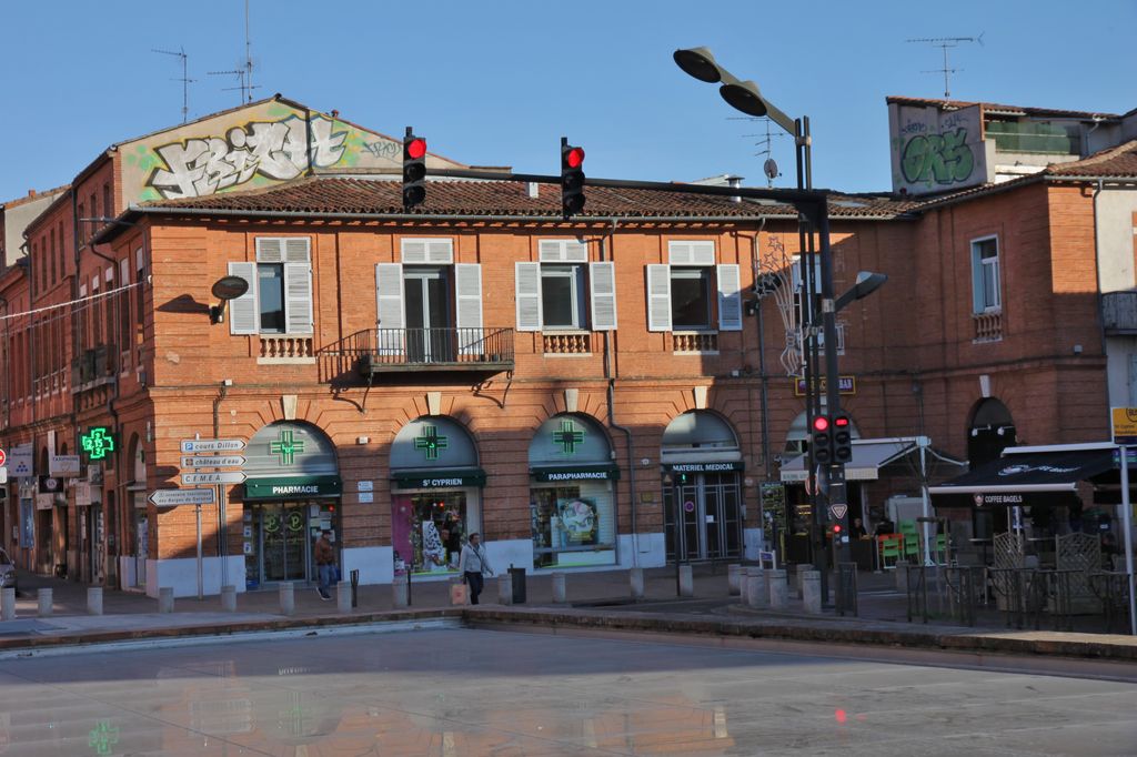 La place Saint-Cyprien